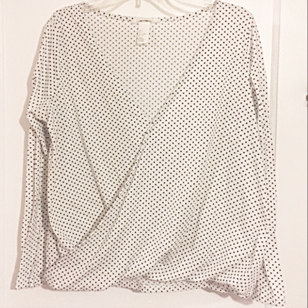 H&M Polka Dot Cotton Blouse